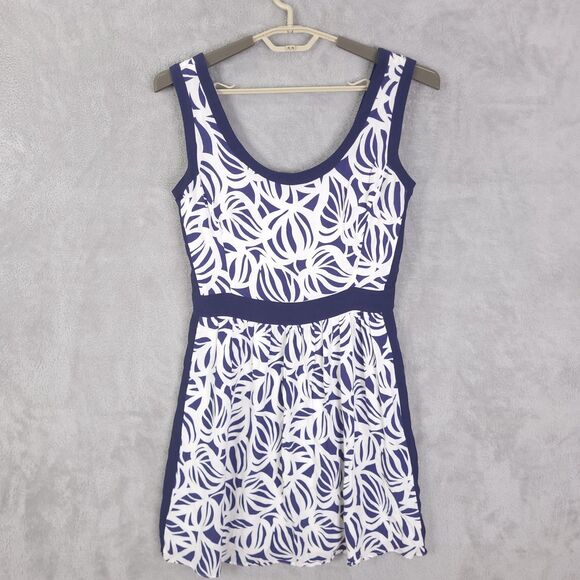 Lilly Pulitzer Dresses & Skirts - Lilly Pulitzer Irene Need My Shades Navy White Mini Dress Size 8 Strappy Preppy